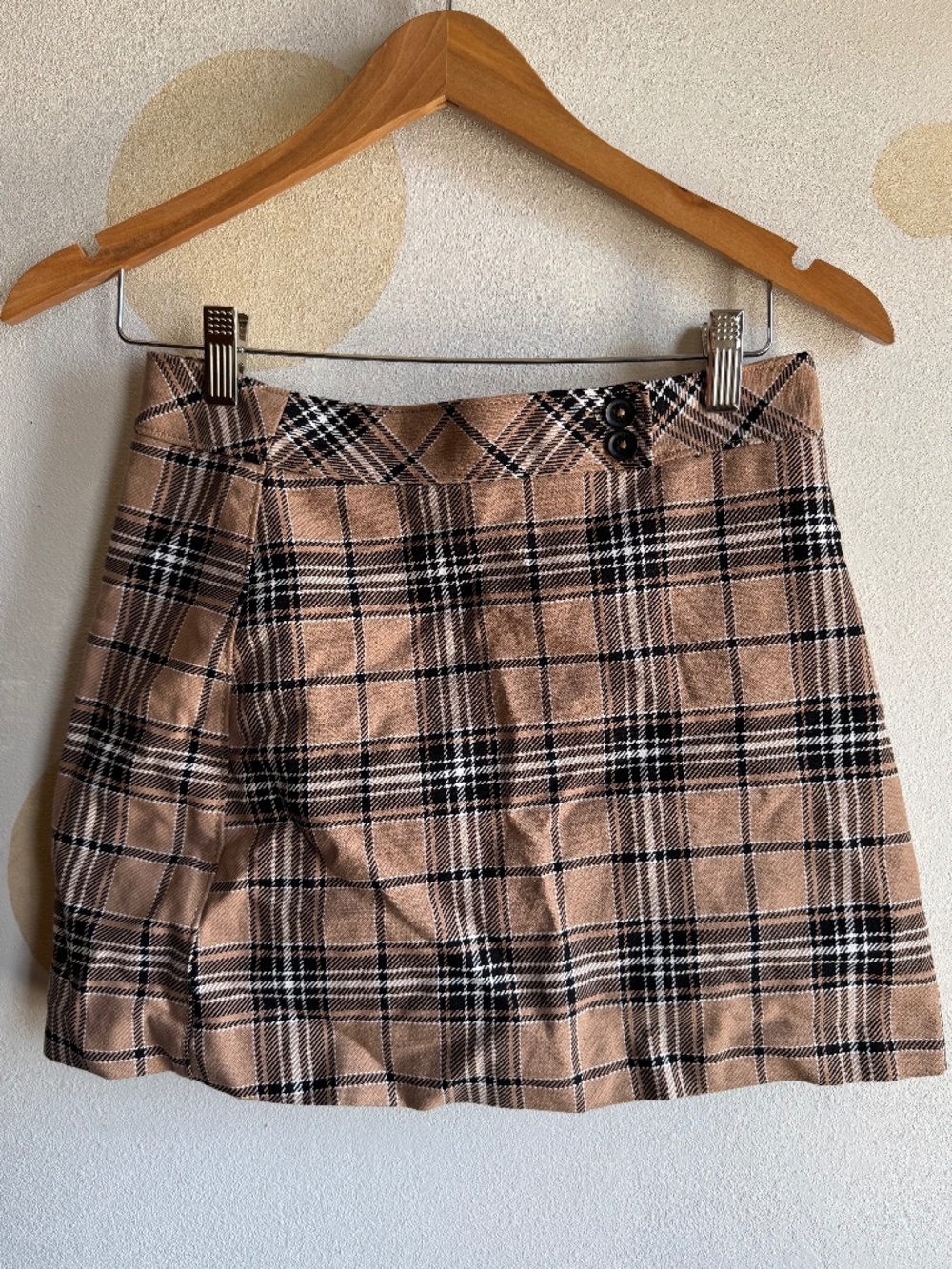 Plaid Casual Skirt